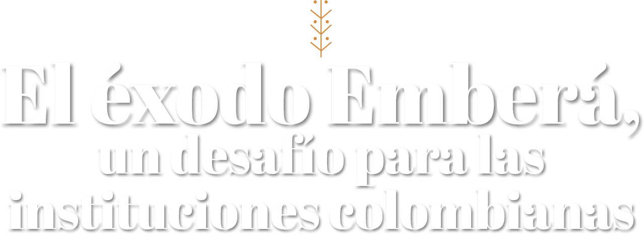 El éxodo Emberá, un desafío para las instituciones colombianas