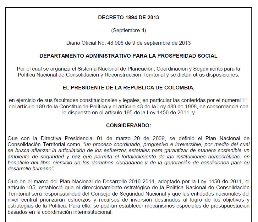 decreto 1894 2013