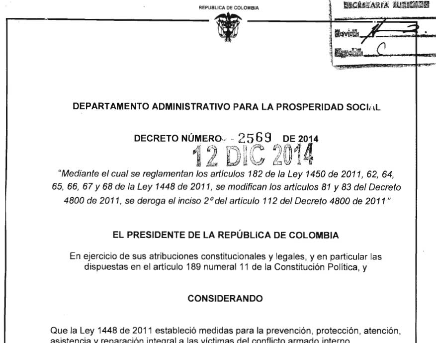 decreto 2569 2014
