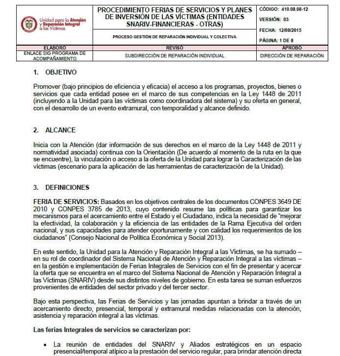 procediminetoferiasserviciossnariv