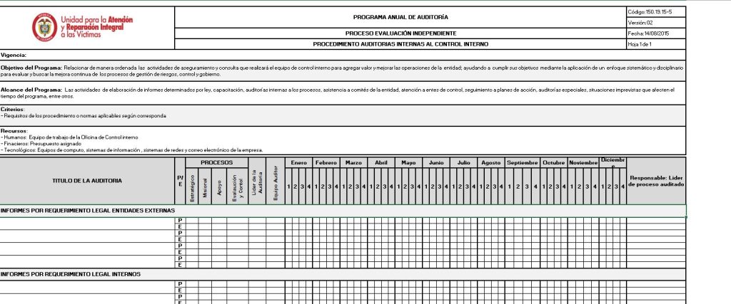 Formato Programa Anual de Auditoria OCI v2