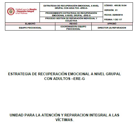 39.12. ESTRATEGIA DE RECUPERACION EMOCIONAL A NIVEL GRUPAL CON ADULTOS EREG V1