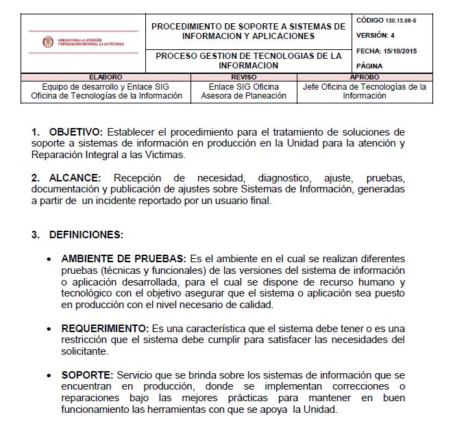 3 Procedimiento Soporte SI