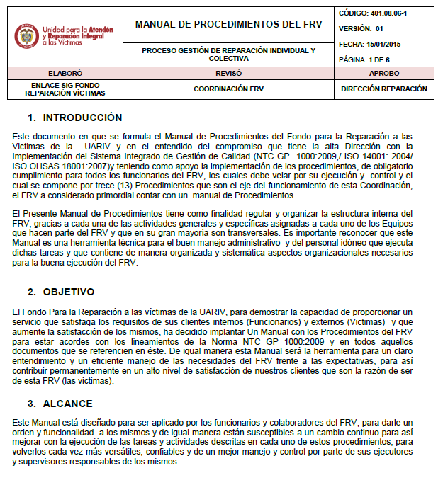 PANTALLAZO PROCEDIMIENTOS
