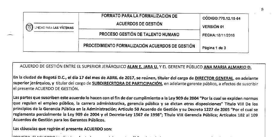 acuerdos de gestion evaluados 2017 ana maria almario
