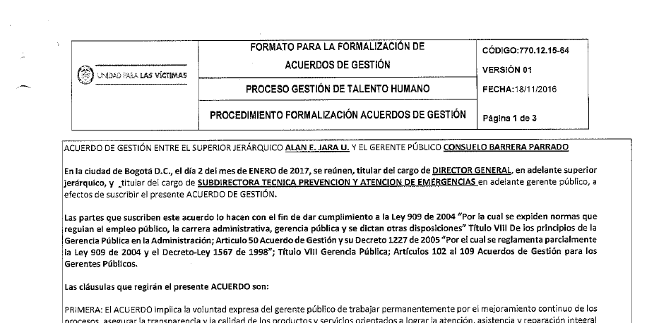 acuerdos de gestion evaluados 2017 consuelo barrera