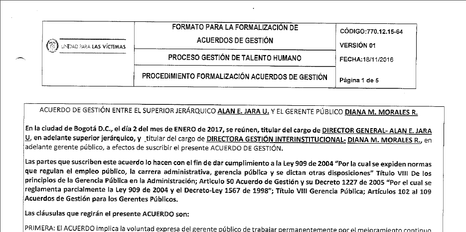 acuerdos de gestion evaluados 2017 diana morales