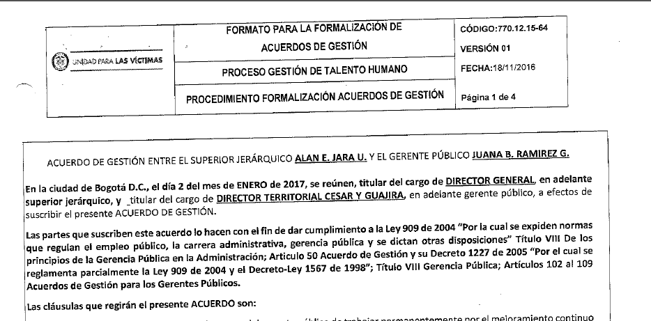 acuerdos de gestion evaluados 2017 juana ramirez
