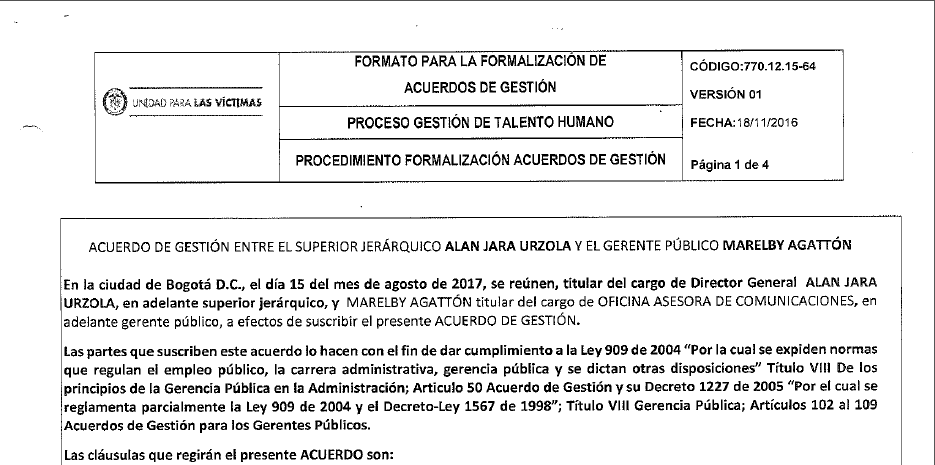 acuerdos de gestion evaluados 2017 marelby agatton