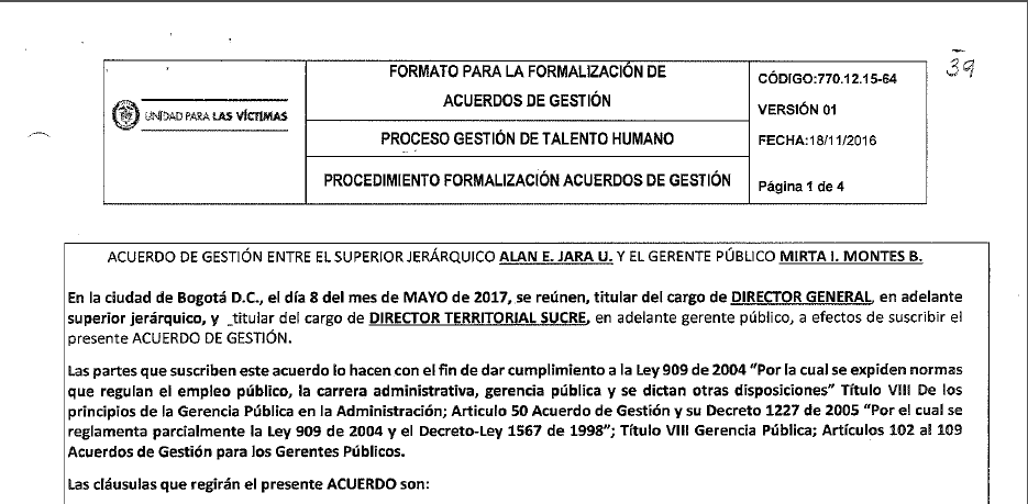 acuerdos de gestion evaluados 2017 mirta montes bravo