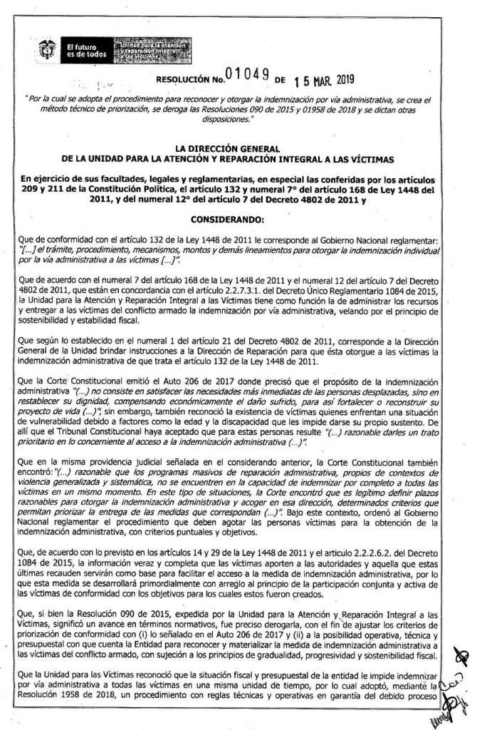 portadaresolucion01049de2019