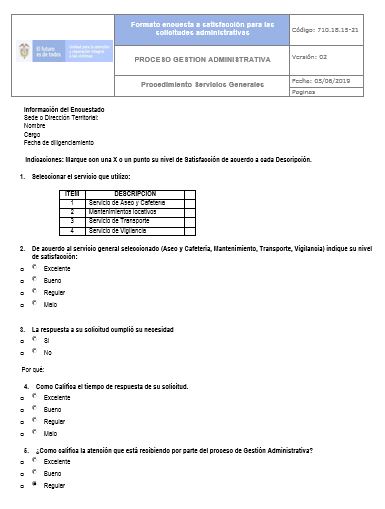 encuesta