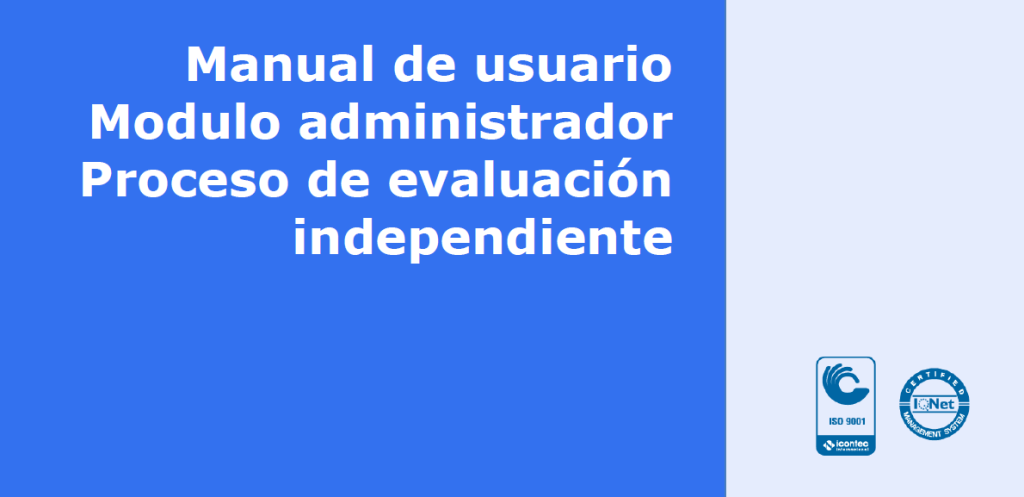manual usuario administrador evaluacion independiente v1