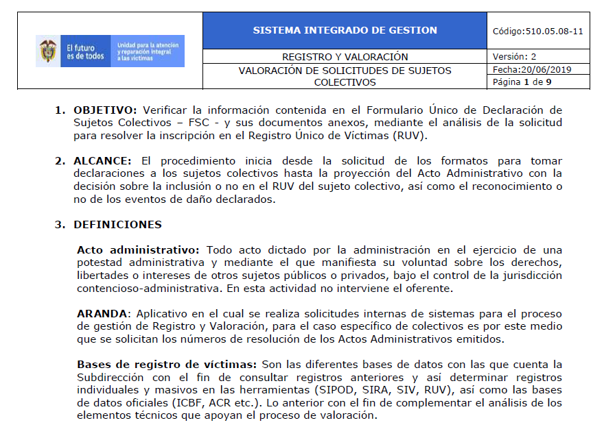 procedimiento valoracion de solicitudes de sujetos colectivos v2