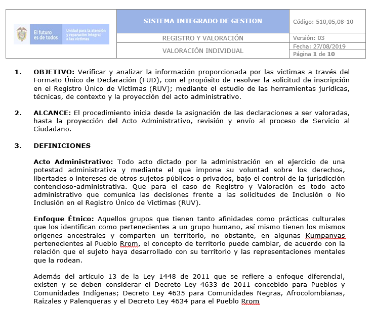 procedimiento valoracion individual v3