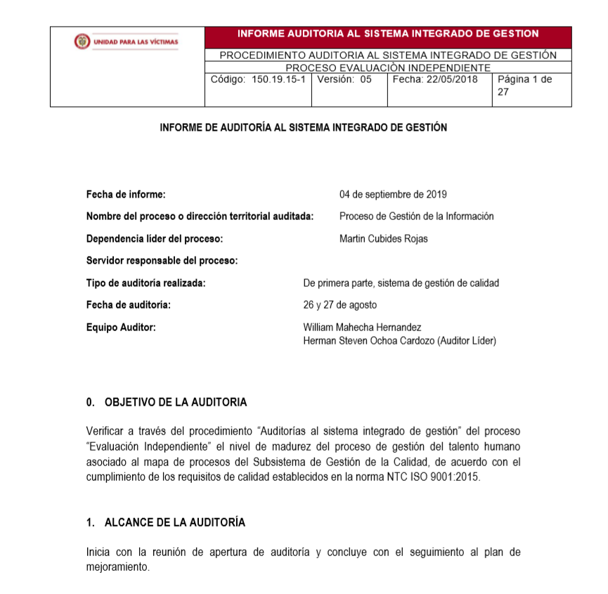 gestion de la informacion