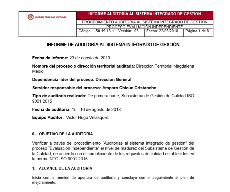 informe calidad dt magdalena medio