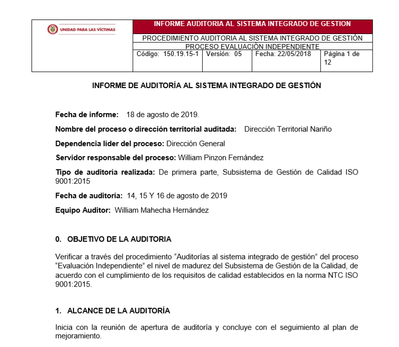 informe calidad dt narino