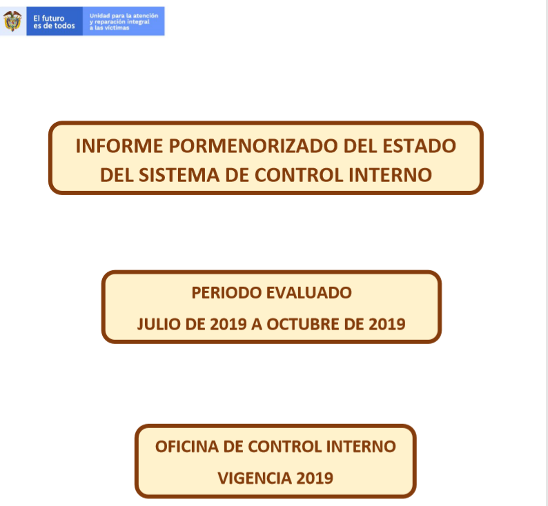 informe promenorizado julio octubre 2019