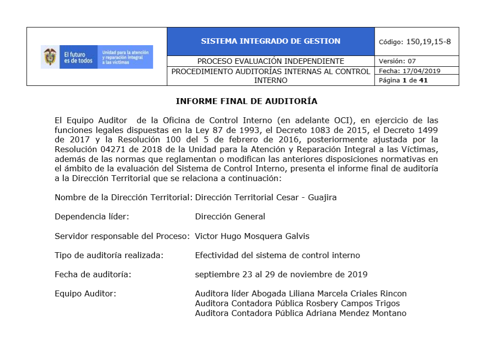 dt cesar guajira informe final de auditoria