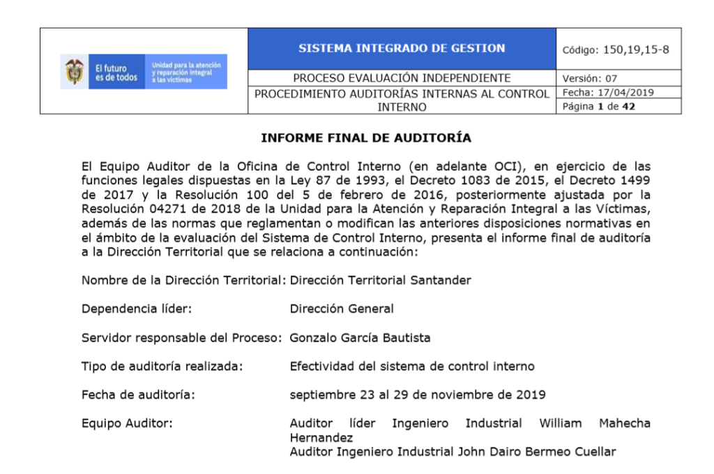 dt santander informe final de auditoria
