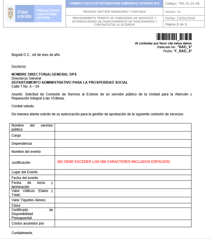 formato financiera