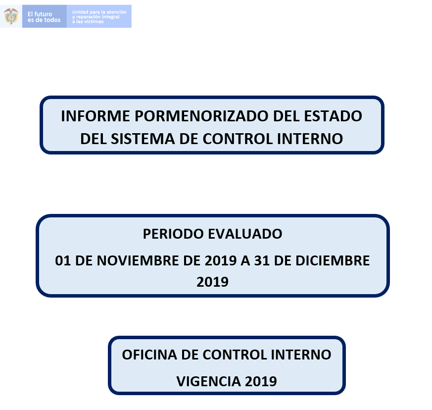 informe pormenorizado del estado del sistema de control interno