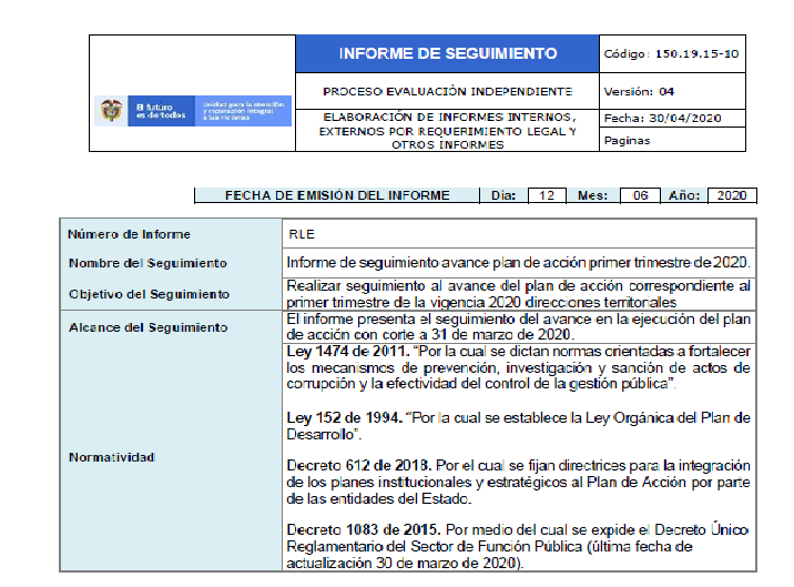 avance plan accion territoriales 1 trimestre 2020
