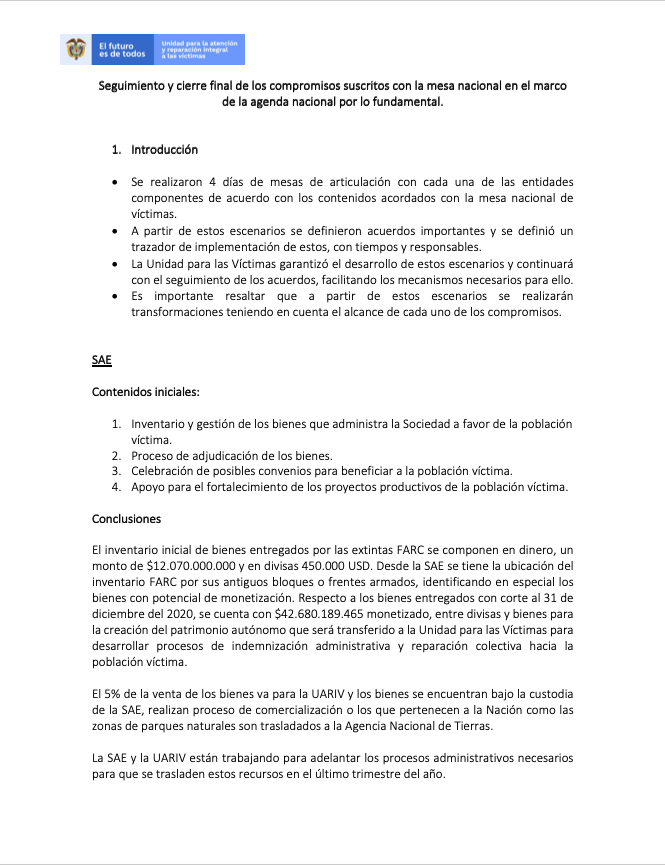 dts seguimiento