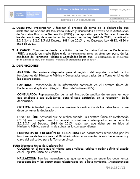 declaracion