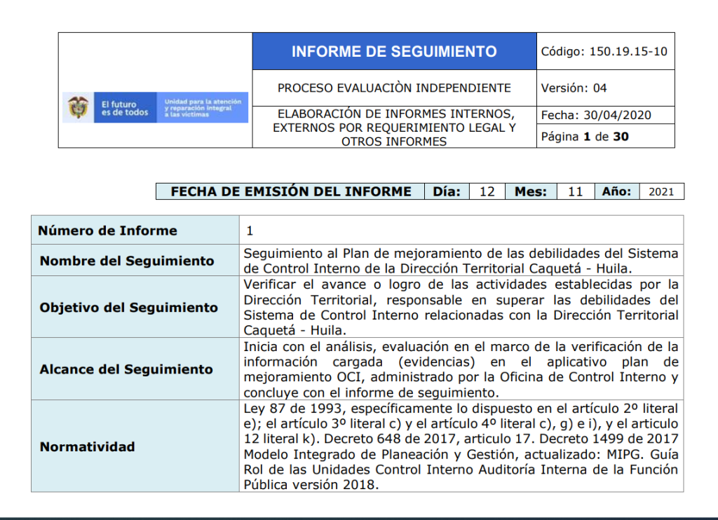 informe final pm dt caqueta huila 2021