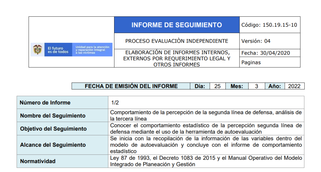 informe segunda linea de defensa segundo semestre 2021