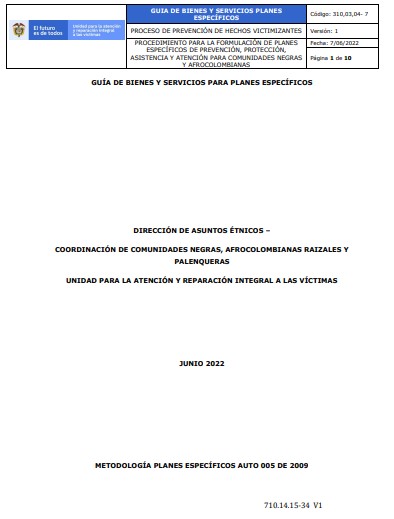 guia de bienes y servicios