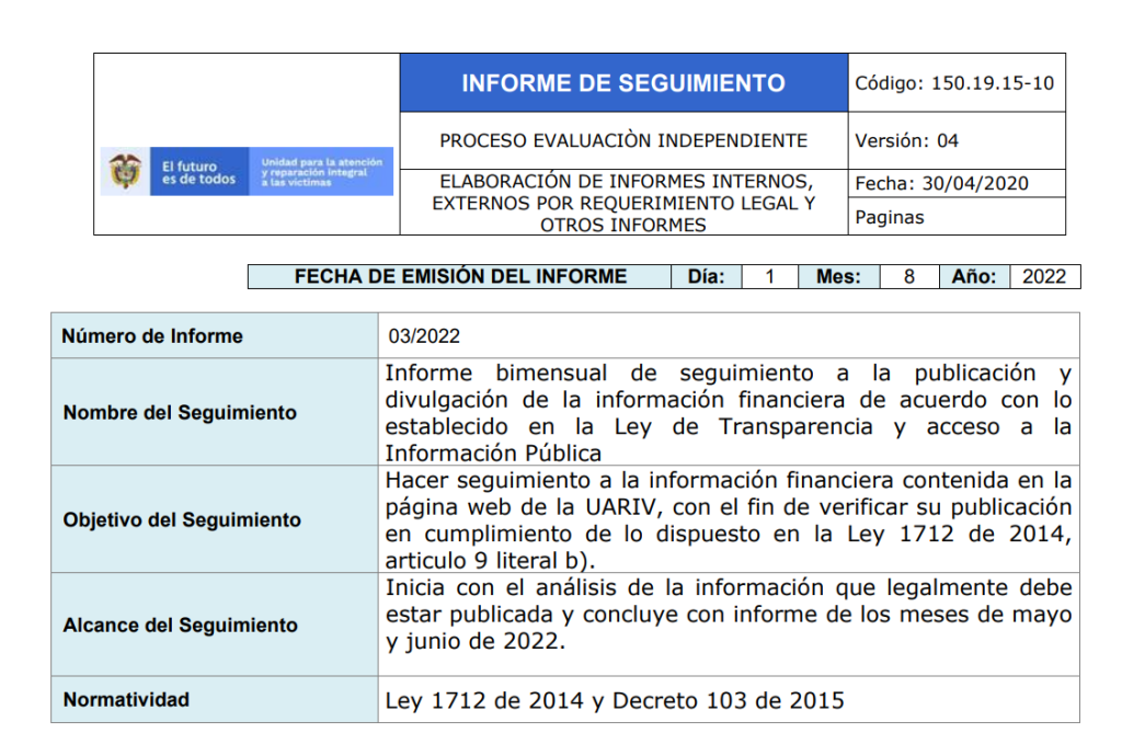 informe transparencia financiera 3 bimestre 2022