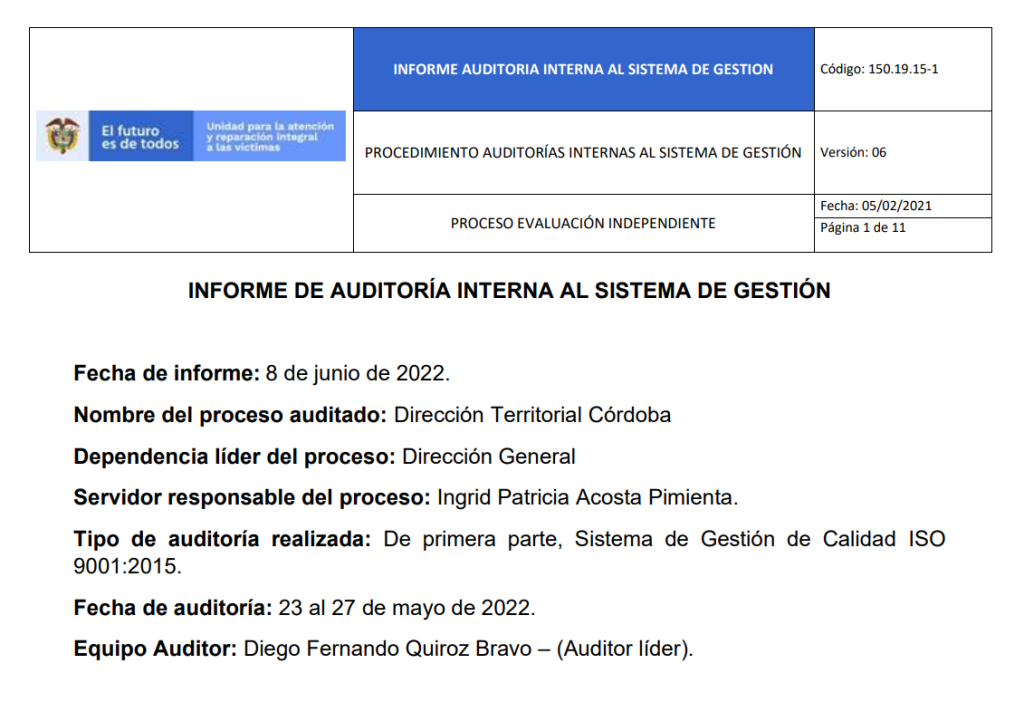 informe auditoria de calidad   dt cordoba 0