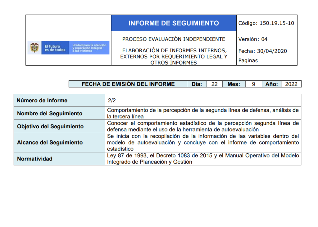 informe segunda linea de defensa 2021 2 2022