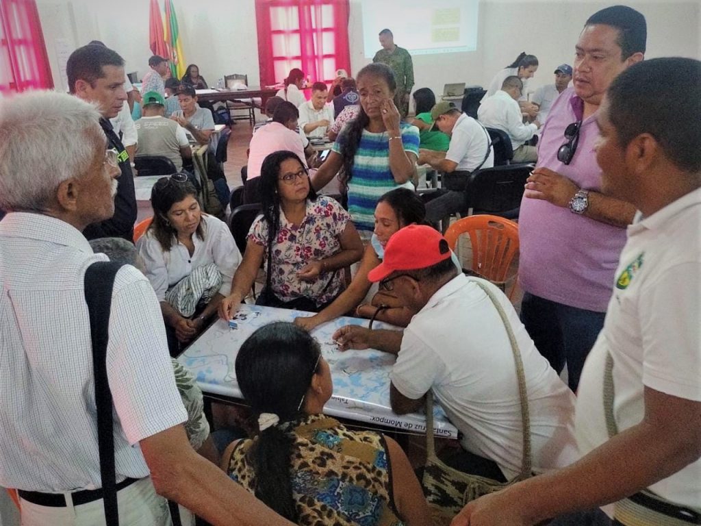 Acompañamiento a los sujetos de reparación de los territorios en Bolívar