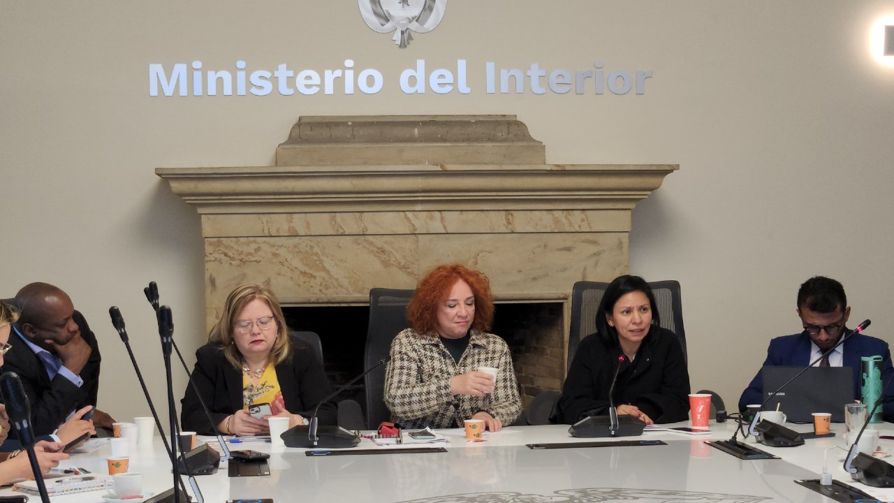 Reunión en Ministerio del Interior.