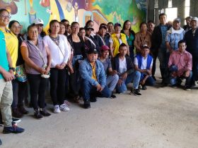Entrega del centro de acopio a la organización Asocampo de El Tablón de Gomez en Nariño.