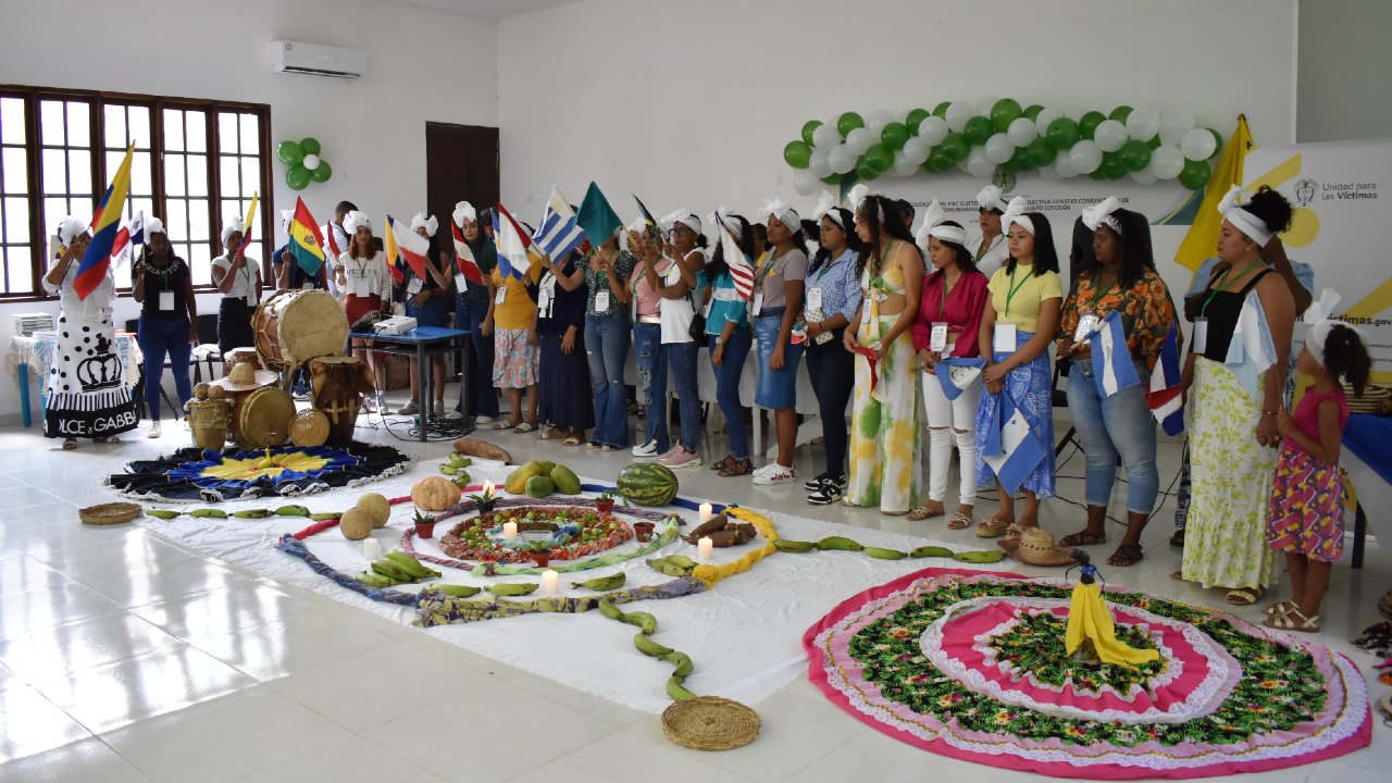 Firma del Plan Integral de Reparación Colectiva del Consejo Comunitario Rincón Guapo Loverán en Pueblo Viejo, Magdalena.