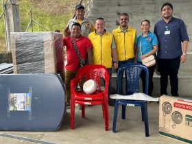 Entrega de dotación de mobiliario en Puerto Rico, Risaralda.