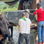 Entrega de dotación escolar en Puerto Rico, Risaralda.