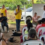 Entrega de kits de habitát en Balboa, Risaralda.