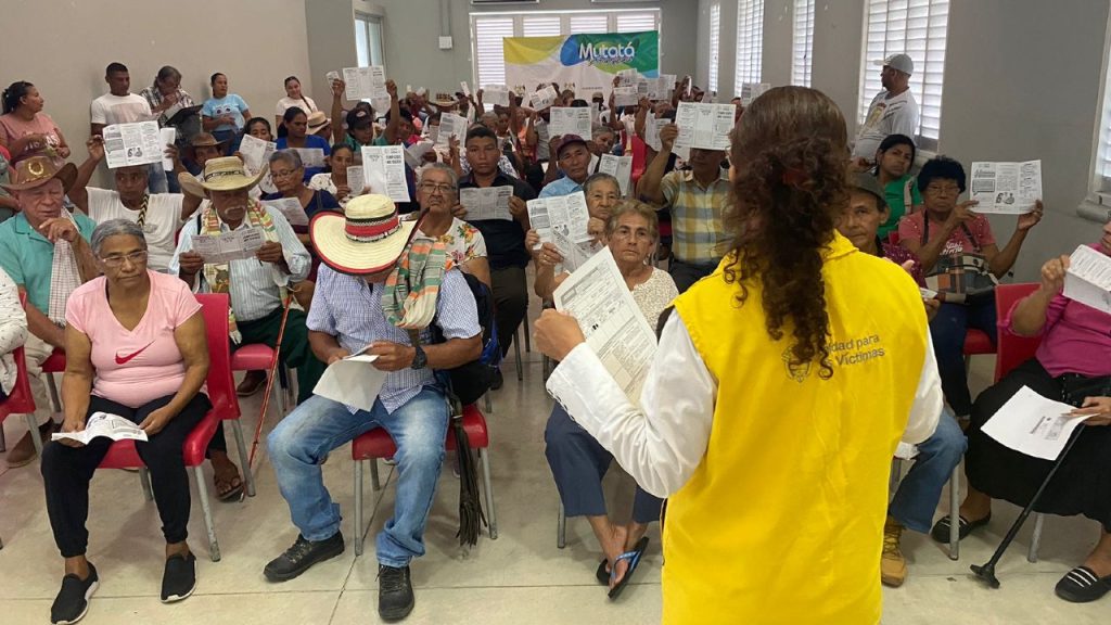 Entrega de indemnizaciones en Urabá y El Darién.