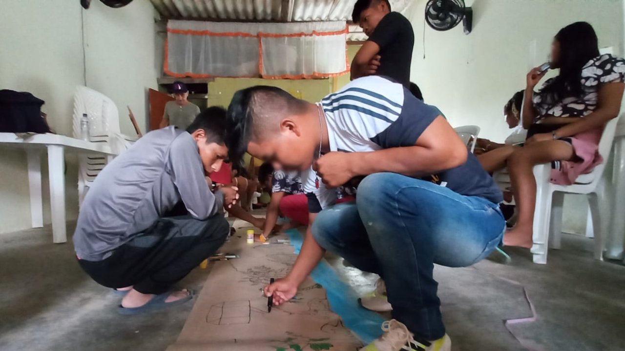 Jornada de acompañamiento con los Emberá Dobidá en Piedecuesta, Santander.