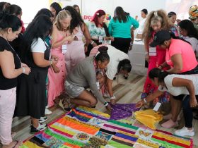 Encuentro de Diplomacia Feminista por la paz en Bogotá.