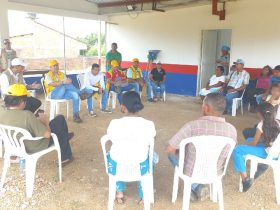 Entrega de puesto de salud en Puerto Libertador, Córdoba.