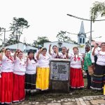 Entrega de placa conmemorativa en Viotá, Cundinamarca.