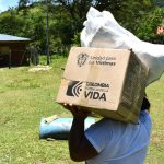 Entrega de ayudas humanitarias en Briceño y Segovia, Antioquia.