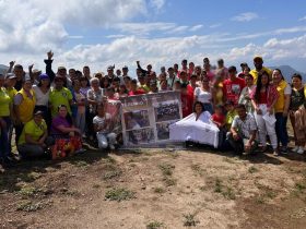 Juntanza en la vereda El Congal en Samaná, Caldas.